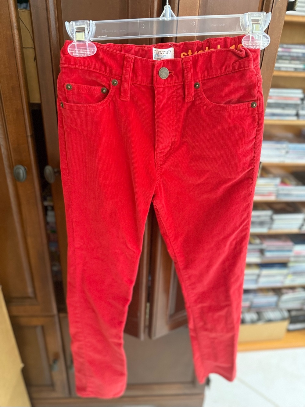 Crewcuts Red Corduroy Kids Jeans